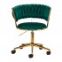 4Rico swivel chair QS-GW01G velvet green