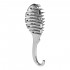 Flexible hairbrush P-1032 Silver