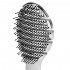 Flexible hairbrush P-1032 Silver