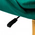 4Rico swivel chair QS-MF18G velvet green