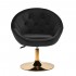 4Rico swivel chair QS-BL12G velvet black