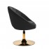 4Rico swivel chair QS-BL12G velvet black