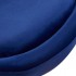 4Rico QS-BL12G swivel armchair navy blue velvet