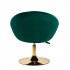 4Rico swivel chair QS-BL12G velvet green