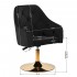 4Rico swivel chair QS-BL14G velvet black