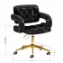 4Rico Swivel chair QS-OF213G velvet black