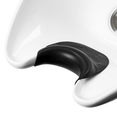 Silicone cover for hairdressing washbasins with suction cup