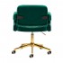 4Rico Swivel chair QS-OF213G velvet green
