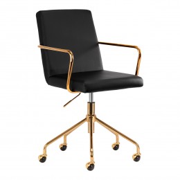 Cosmetic Chair QS-OF211G gold black