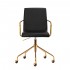 Cosmetic Chair QS-OF211G gold black