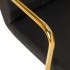 Cosmetic Chair QS-OF211G gold black