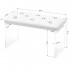 Momo Diamond Velour Ecru Manicure Stand