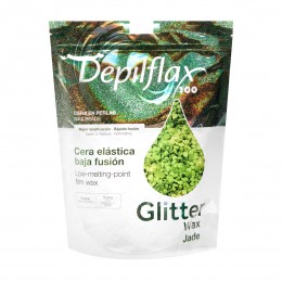 Depilflax 100 flexible low melting depilatory wax pearl Jade 1000 g
