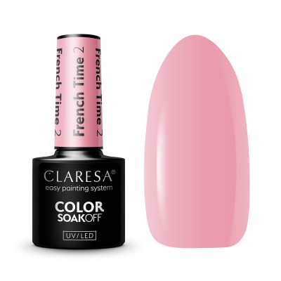 CLARESA Hybrid nail polish French Time 2 -5g CLARESA Hybrid nail polish French Time 2 -5g
