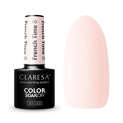 CLARESA Hybrid nail polish French Time 8 -5g CLARESA Hybrid nail polish French Time 8 -5g