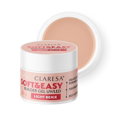 Claresa Soft&Easy gel light beige 90g