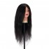 Gabbiano WZ1 hairdressing training head, natural hair, color 1H, length 20"