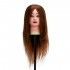 Gabbiano WZ1 hairdressing training head, natural hair, color 4H, length 20"