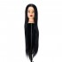 Gabbiano WZ2 synthetic hair hairdressing training head, color 1H, length 24"