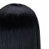 Gabbiano WZ2 synthetic hair hairdressing training head, color 1H, length 24"