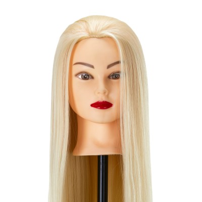 Gabbiano WZ2 synthetic hair training head, color 613H, length 24"