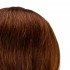 Gabbiano WZ4 hairdressing beard training head, natural hair, color 4H, length 8"+6""