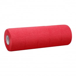 Paper hairdressing collar 5 pcs. red