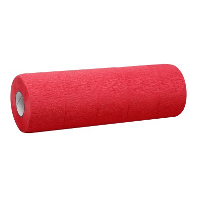 Paper hairdressing collar 5 pcs. red