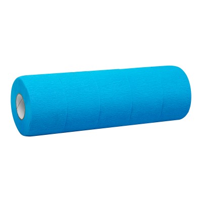 Paper hairdressing collar 5 pcs. blue