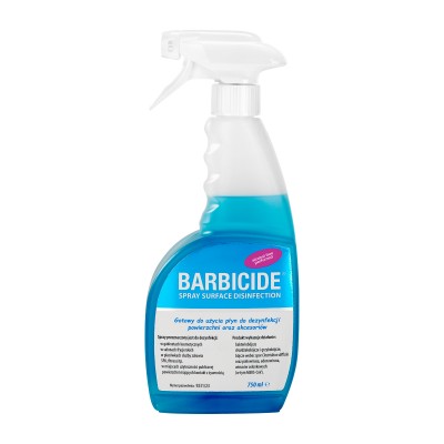 Barbicide spray for disinfection of all surfaces 750 ml scented Barbicide spray for disinfection of all surfaces 750 ml scented