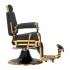 Gabbiano barber chair Leonardo gold black