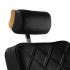 Gabbiano barber chair Leonardo gold black