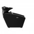 Gabbiano Emma hairdressing wash station with electric footrest black