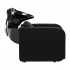 Gabbiano Sylvia hairdressing wash station with electric footrest black