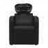 Gabbiano Sylvia hairdressing wash station with electric footrest black