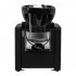 Gabbiano Sylvia hairdressing wash station with electric footrest black