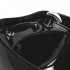 Gabbiano Sylvia hairdressing wash station with electric footrest black