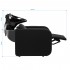 Gabbiano Sylvia hairdressing wash station with electric footrest black