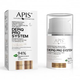 APIS DEPIQ PRO SYSTEM Depigmenting night cream-mask with α-arbutin 1%, 50 ml
