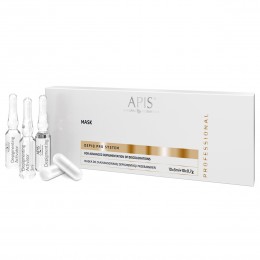 APIS DEPIQ PRO SYSTEM Mask for advanced depigmentation of discolorations, 10x3ml + 10x0.7g