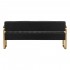 Gabbiano Avila waiting room sofa gold black