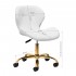Cosmetic stool QS-06G gold white