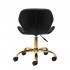 Cosmetic stool QS-06G gold black