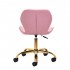 Cosmetic stool QS-06G gold pink
