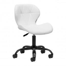 Cosmetic stool QS-06B black and white