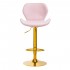 4Rico Bar stool QS-B15 velvet pink