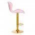 4Rico Bar stool QS-B15 velvet pink