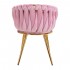 4Rico chair QS-GW06G velvet pink