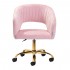4Rico swivel chair QS-OF212G velvet pink