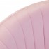 4Rico swivel chair QS-OF212G velvet pink
